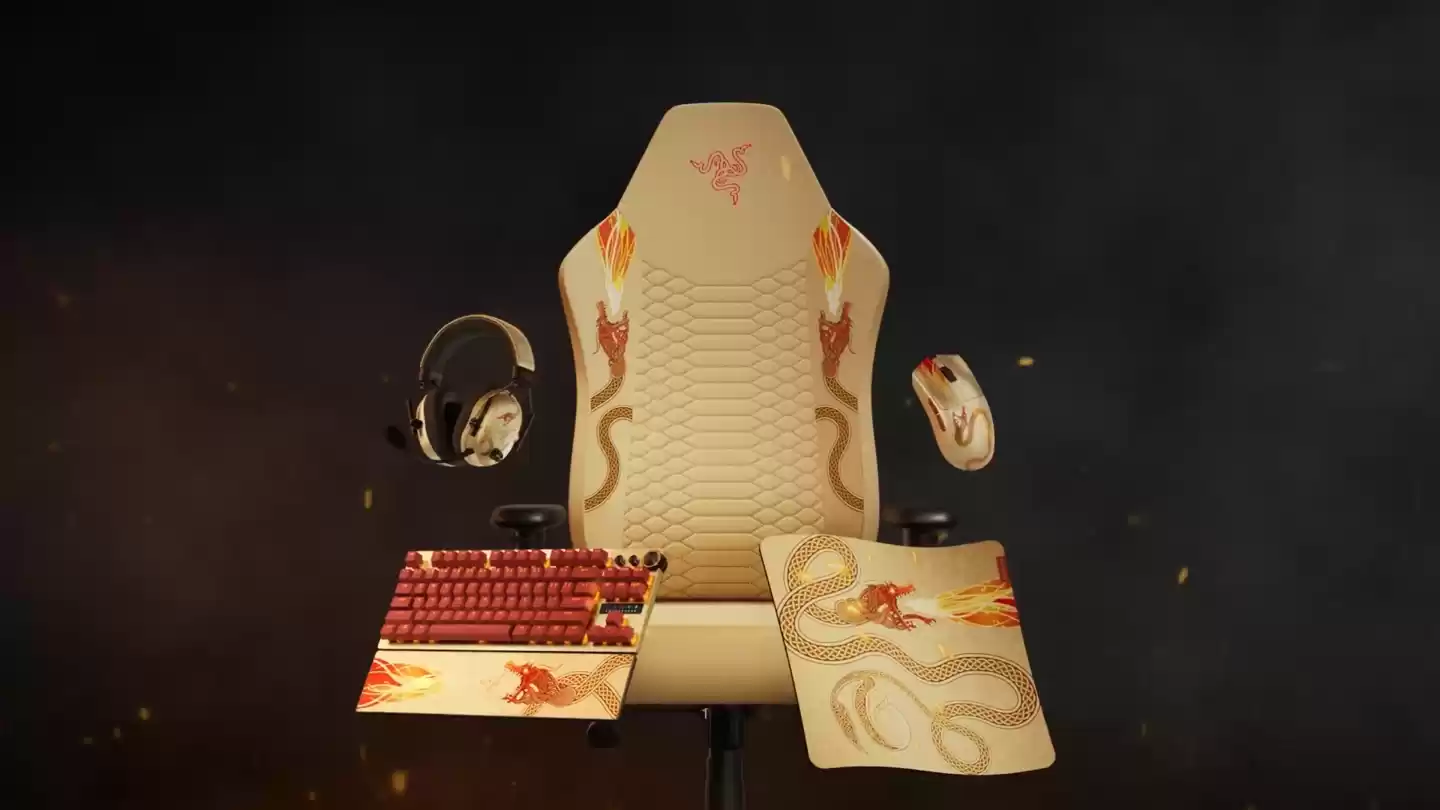 雷蛇官宣《CS2》联名外设第二弹,包含旋风黑鲨