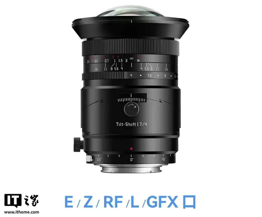 2980 元，铭匠 Tilt-Shift 17mm F4 ASPH. 全画幅超广角移轴镜头发布