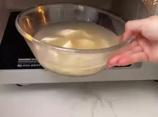 微波炉煮饺子示意图