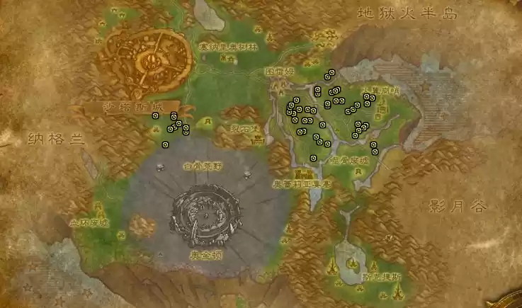 魔兽世界泰罗卡森林迁跃兽在哪