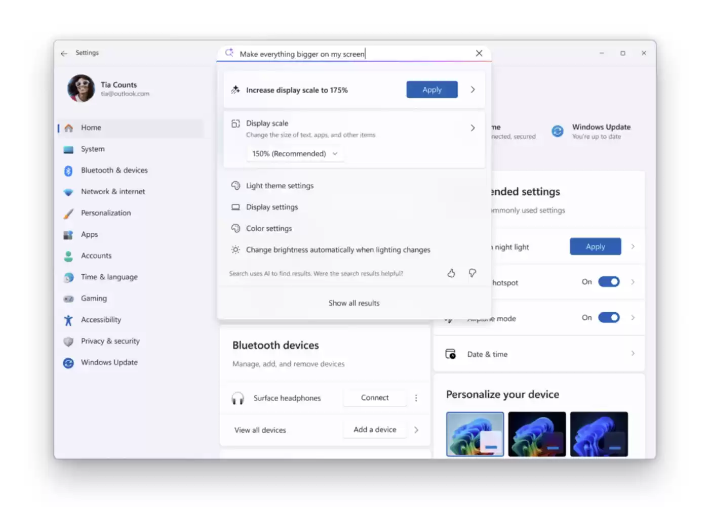 微软推 Win11 Beta / Dev 26x20.6780 预览版：系统设置新增 AI 助理、“运行”功能引入深色模式