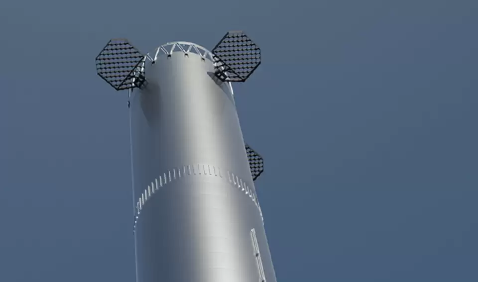 未来星舰回收概念图