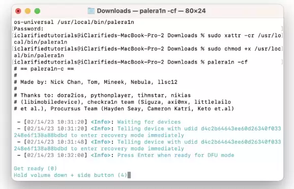 如何使用palera1n越狱?palera1n越狱 iOS 15.0 - 16.3.1教程 如何使用palera1n越狱?palera1n越狱 iOS 15.0 - 16.3.1教程