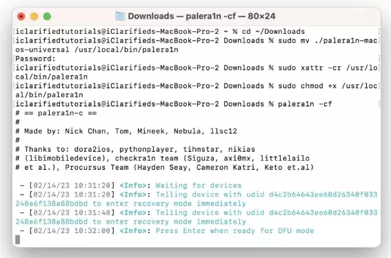 如何使用palera1n越狱?palera1n越狱 iOS 15.0 - 16.3.1教程 如何使用palera1n越狱?palera1n越狱 iOS 15.0 - 16.3.1教程