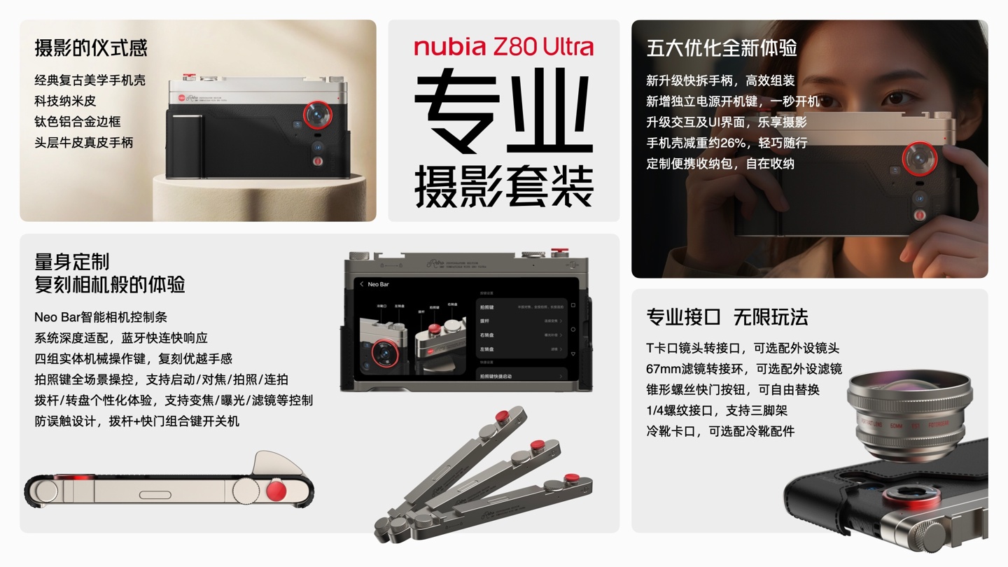 努比亚摄影套装