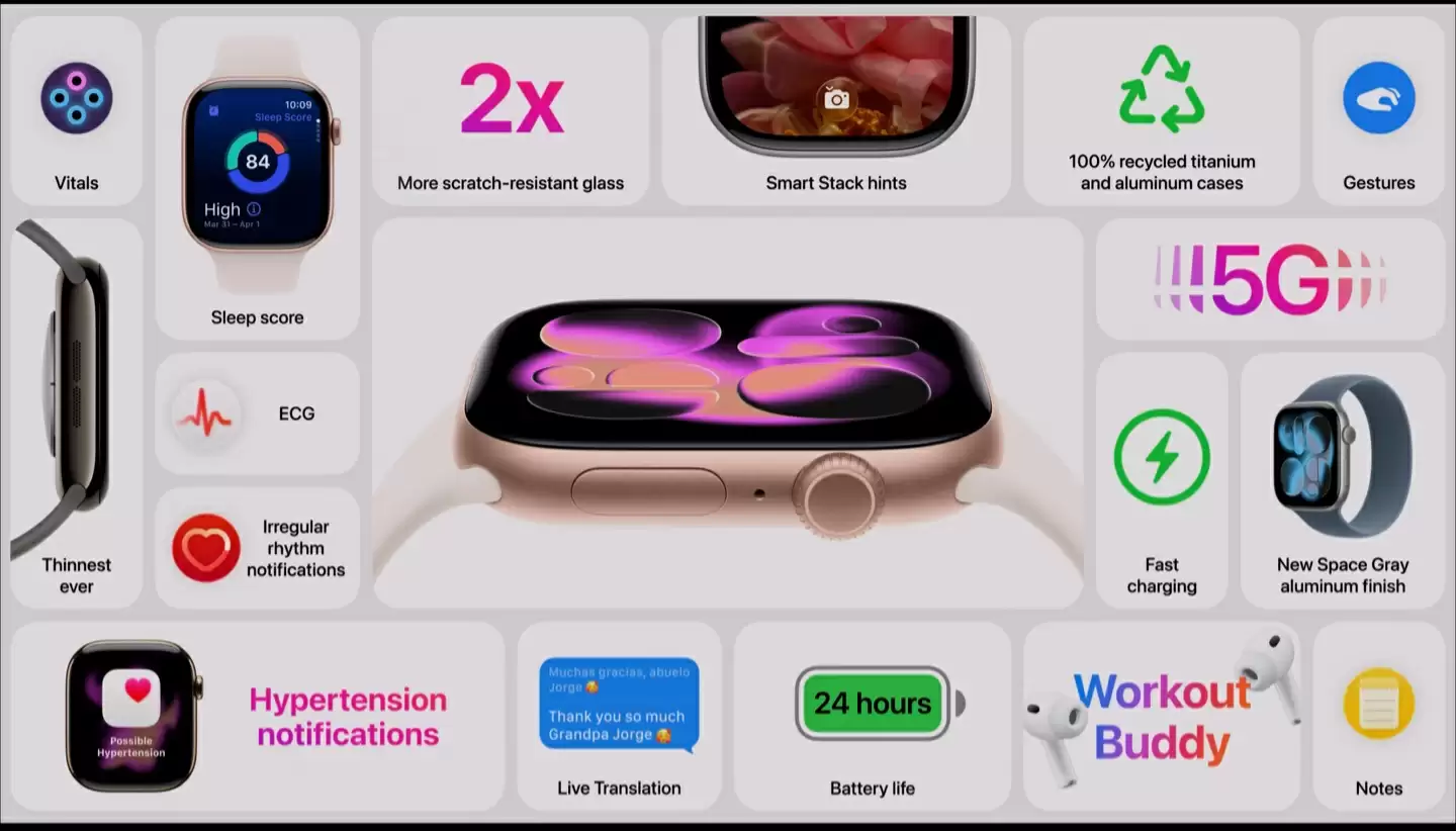 3199 → 2350 元：苹果 Apple Watch Series 11 46mm 京东国补新低