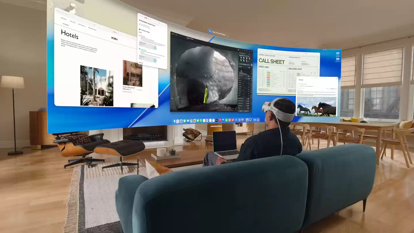 29999 元起 2025 款苹果 Vision& #160;Pro 头显发布:首发 M5 芯片,升级全新双圈编织头带