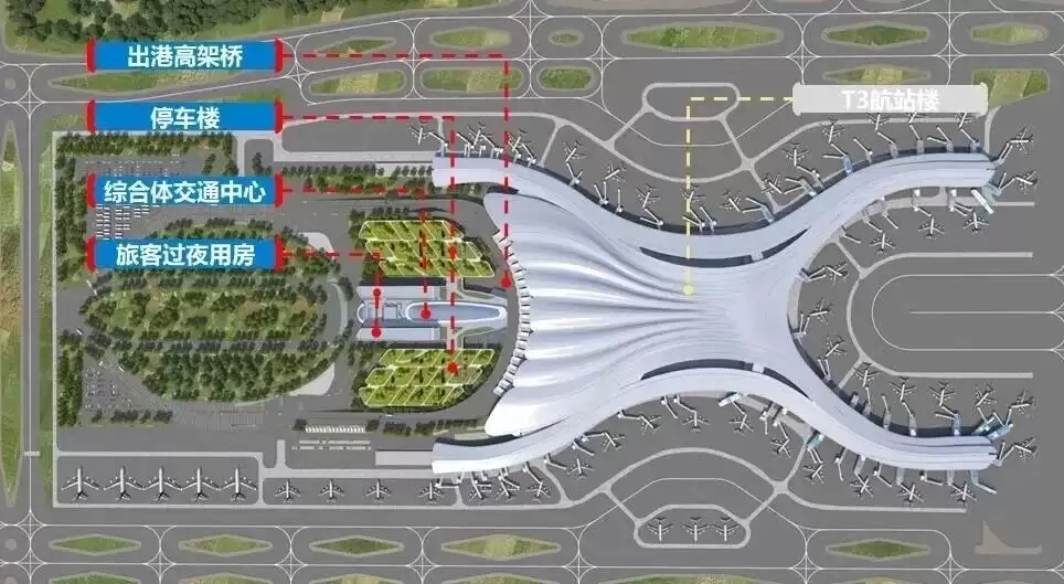 广州白云国际机场 T3 航站楼年底投运，将推全国首个开放式观景台