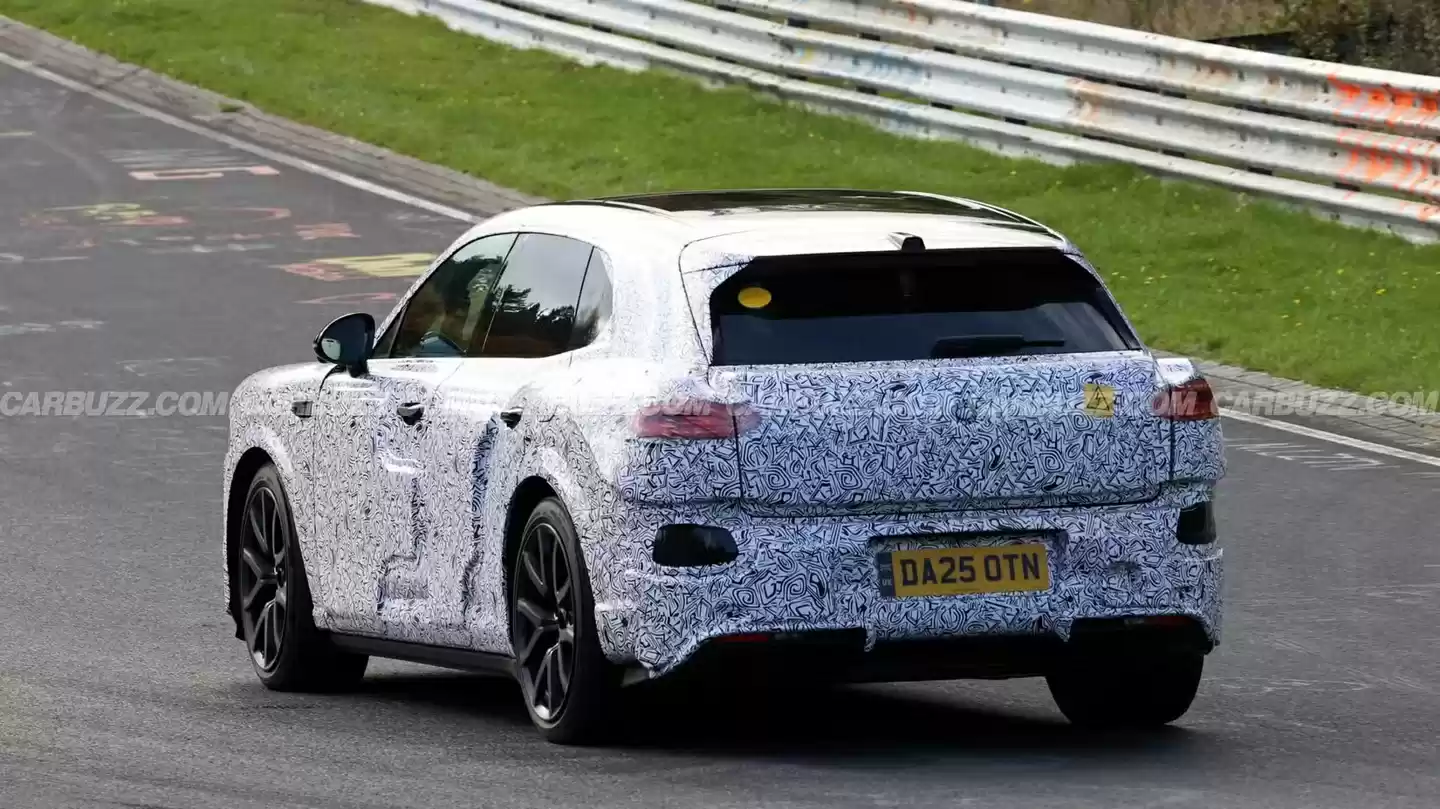 宾利首款电动 SUV 路测图曝光：WLTP 工况 560 公里 + 近 1000 马力