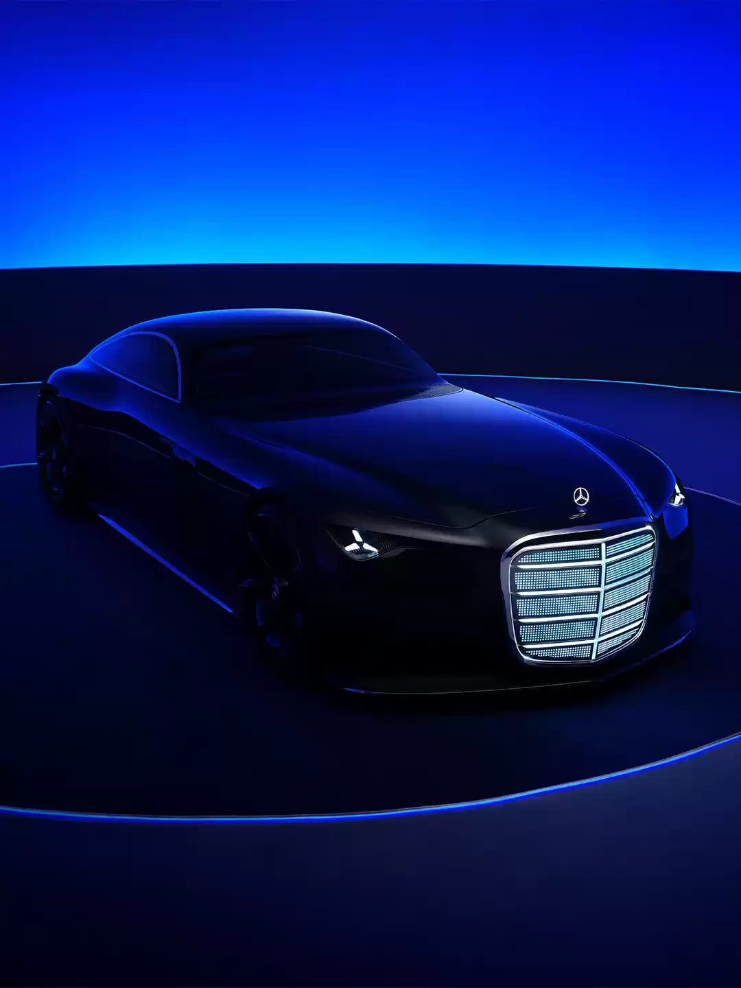 梅赛德斯-奔驰 VISION ICONIC 概念车全球首发亮相，采用全新设计语言