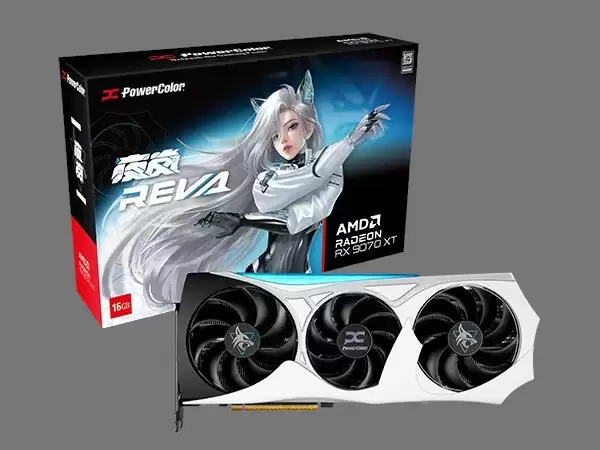 PowerColor 撼讯推出首款角色定制显卡暗黑犬 RX 9070 XT 夜岚,5199 元