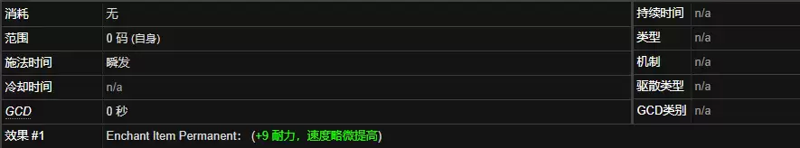 魔兽世界野猪之速有什么用