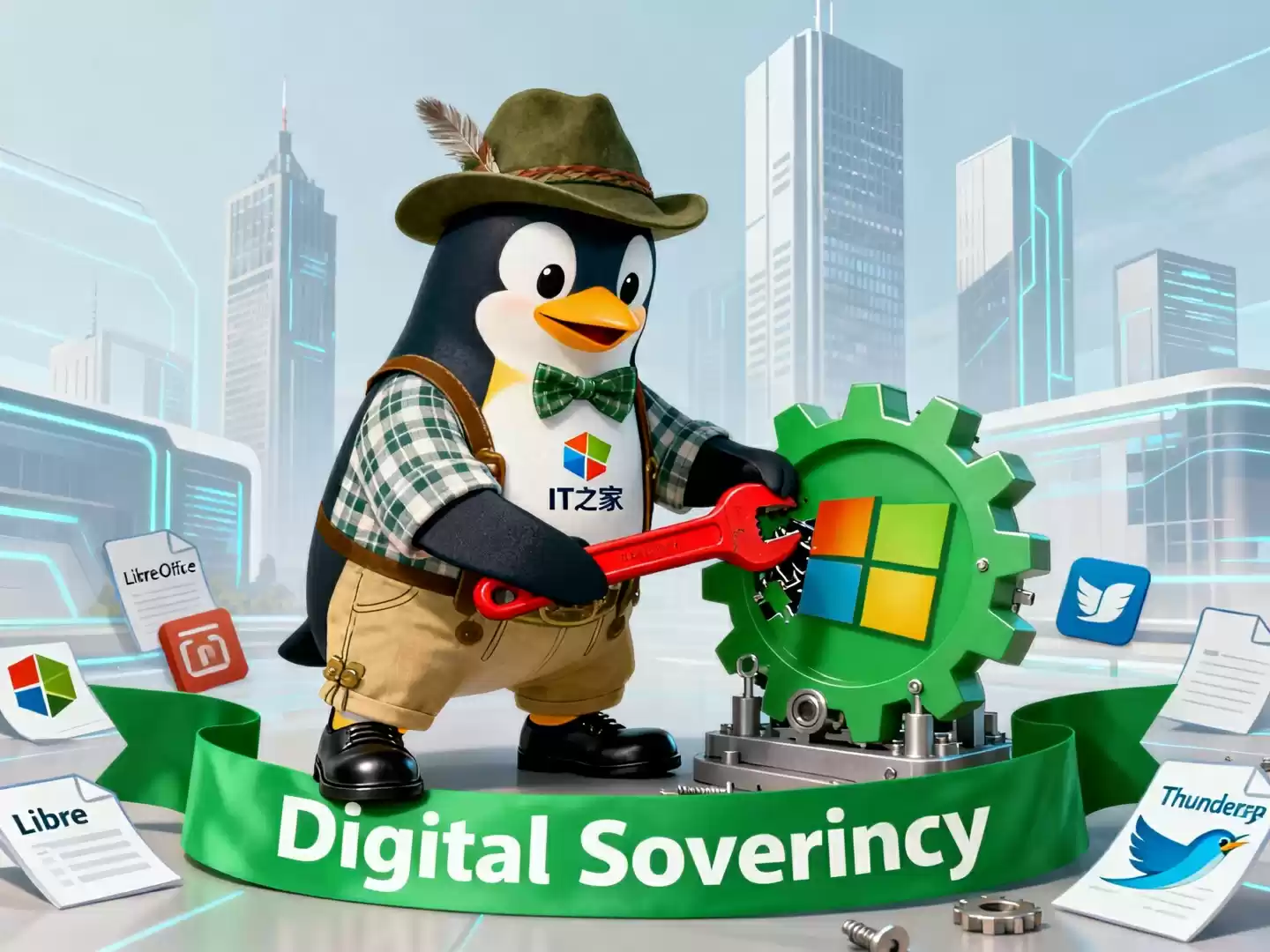 德国铁腕推进 IT 独立:已弃用微软 Outlook,计划 2027 年前替代 Office 和 Win11