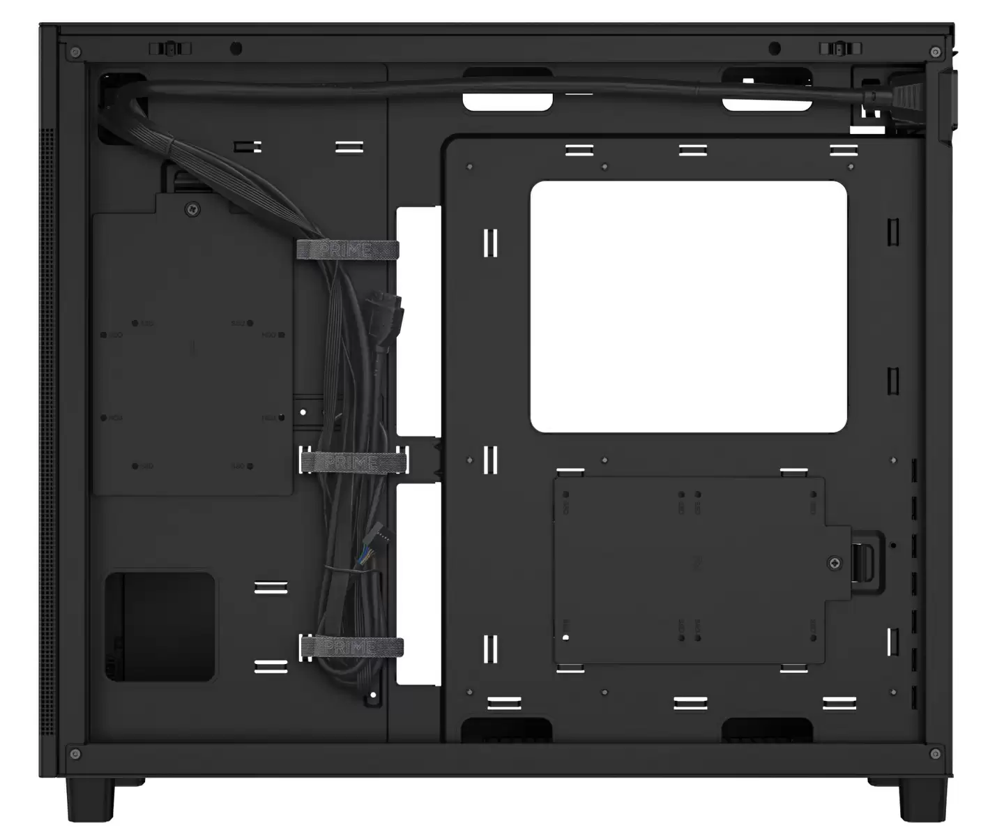 华硕推出 Prime AP303 机箱：44L 前置电源 ATX，左侧可选 MESH / 玻璃