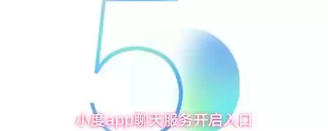 小度app聊天服务开启入口