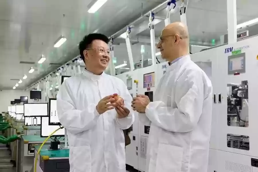 苹果公司首席运营官Sabih Khan到访瑞声科技