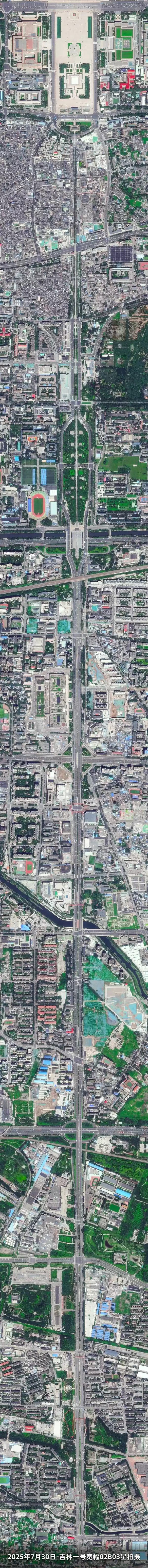 北京中轴线俯瞰图