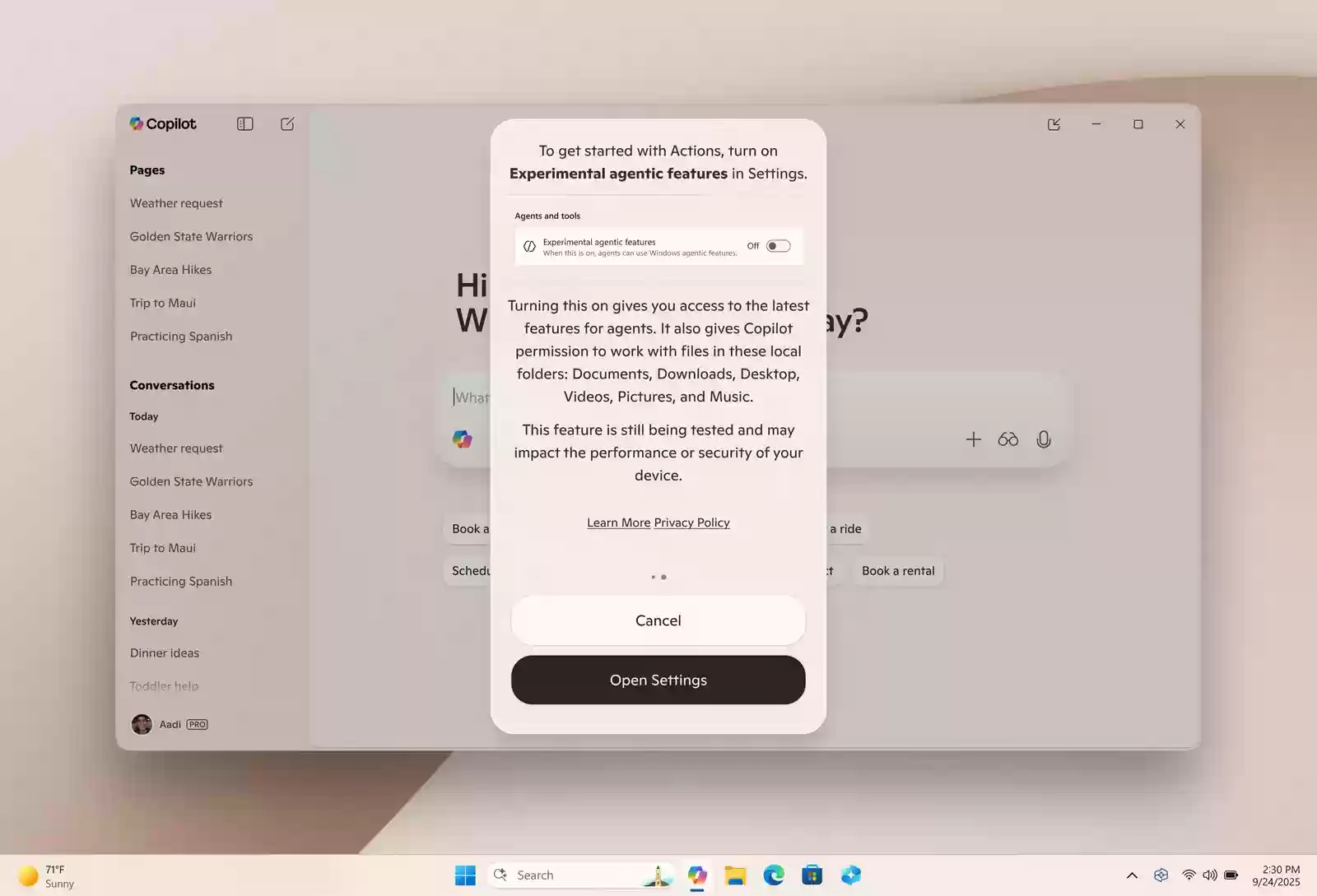 微软 Win11 迎来“AI 管家”：像真人一样完成写文档、发邮件等桌面任务