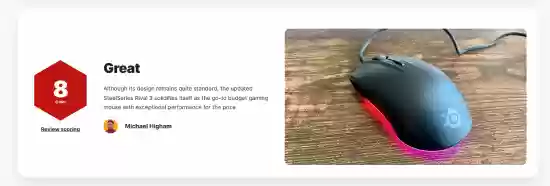 赛睿Rival 3二代:性价比出众的入门级游戏鼠标