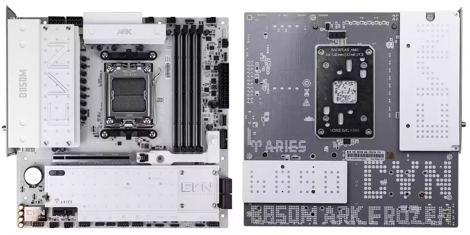 七彩虹 CVN B850M ARK FROZEN V14 主板发售：支持 BCLK 超频，1299 元