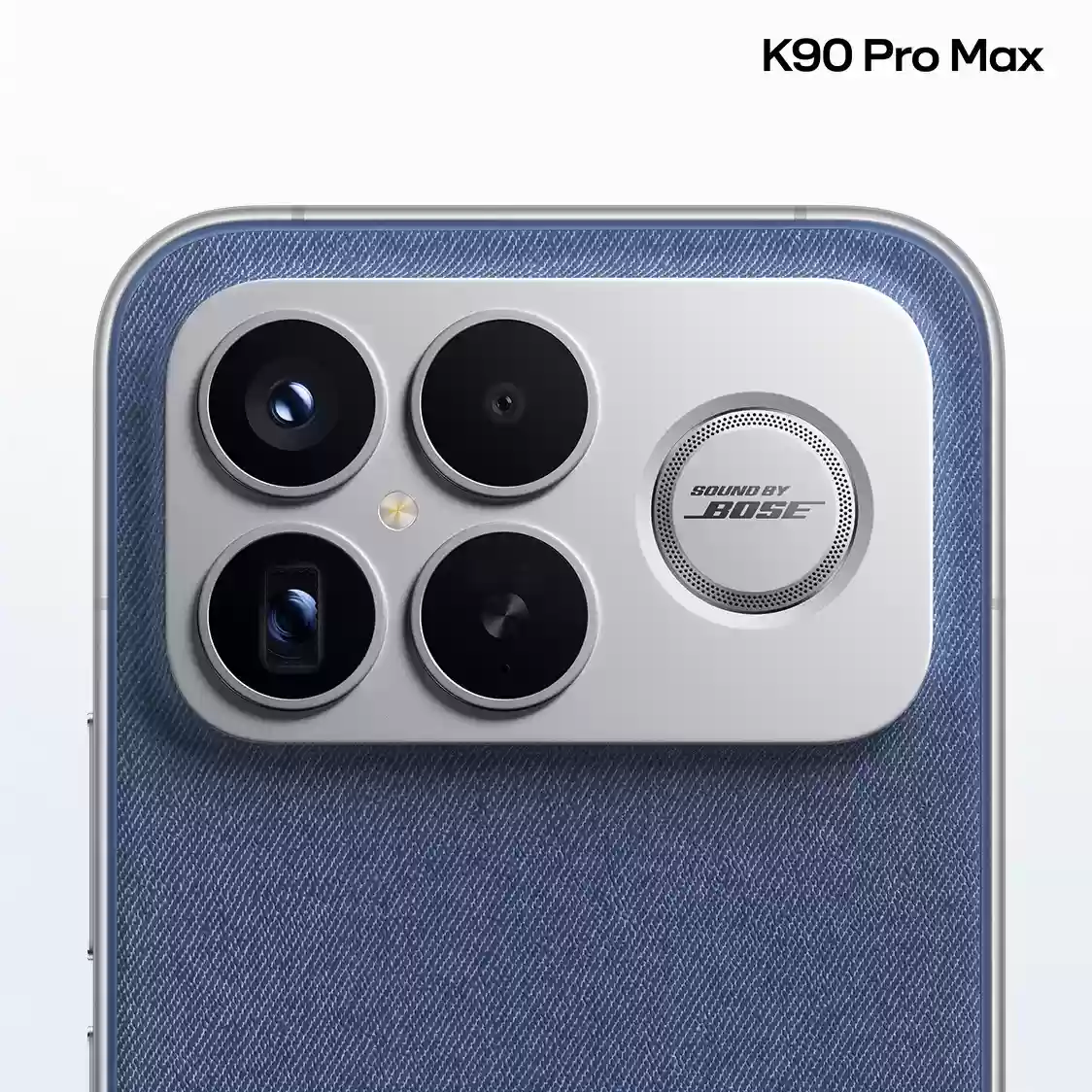 小米 REDMI K90 Pro Max 丹宁色机身材质亮点:牛仔蓝 + 第三代科技纳米皮