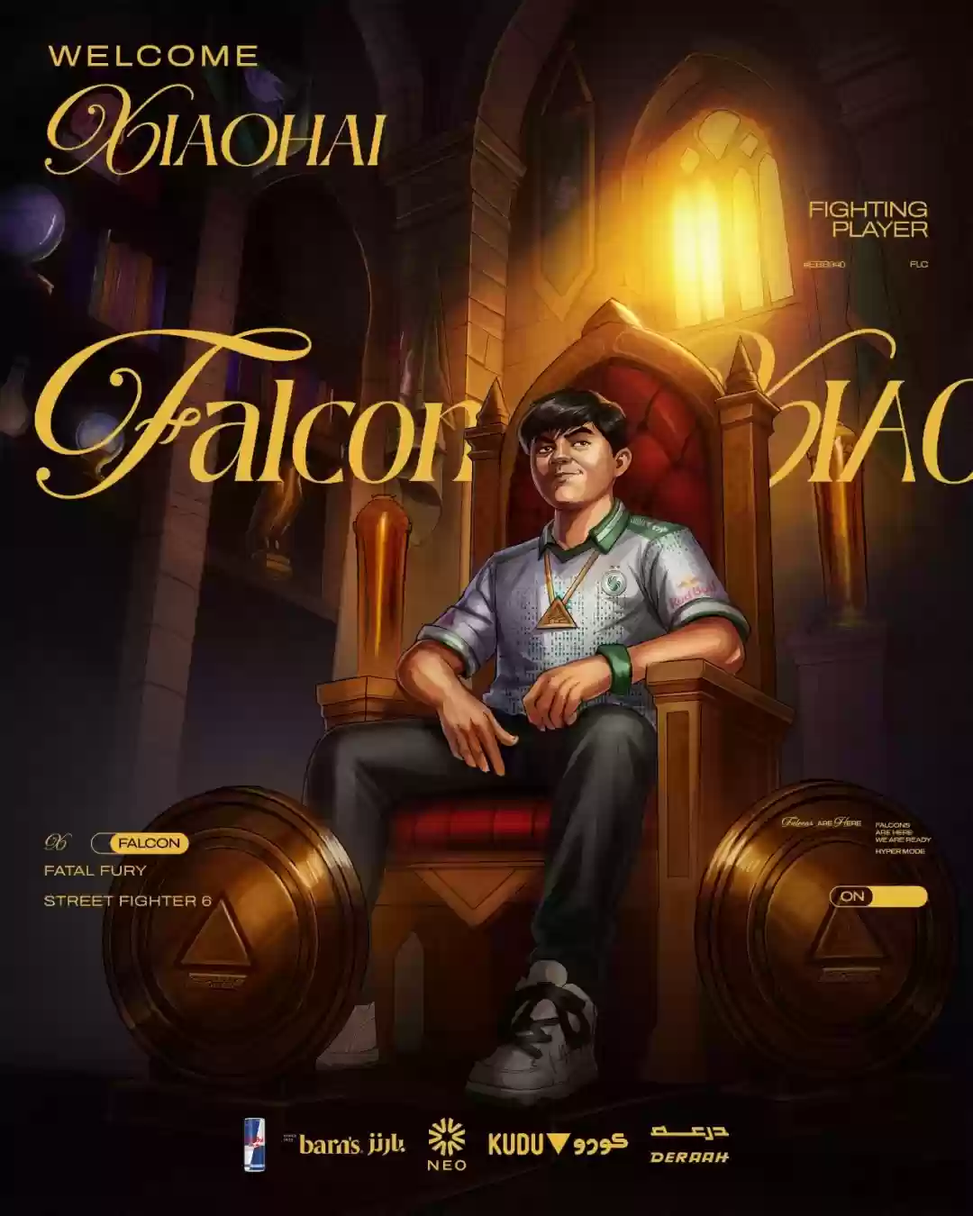 ‘小孩’曾卓君加盟沙特Falcons战队！与宿敌DCQ同队引热议，EWC冠军再掀风云