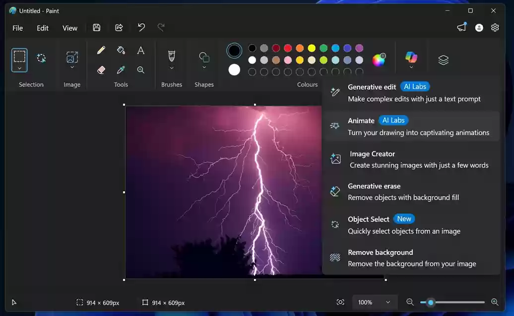 60秒内出片：微软 Win11 画图应用迎史诗级更新，图片秒变动画