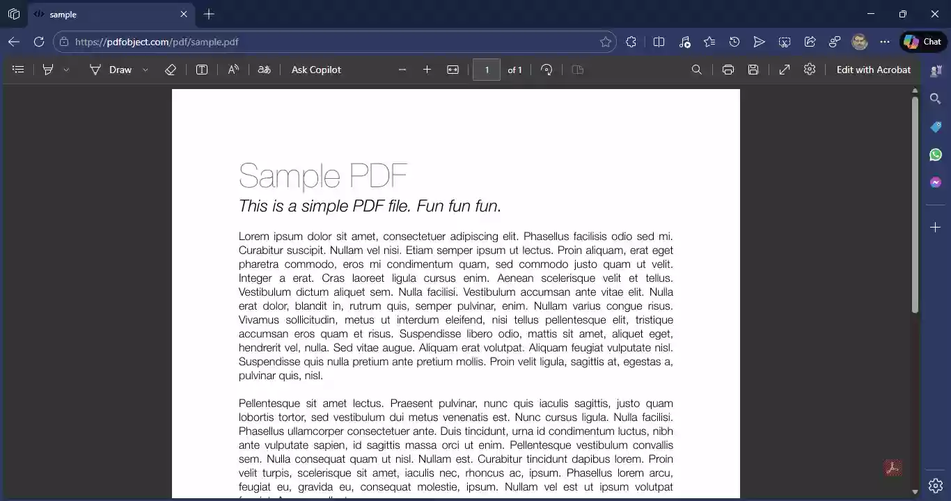 微软 Edge 浏览器 PDF 阅读器正在 WebUI 2.0 改造：功能不变，响应更快
