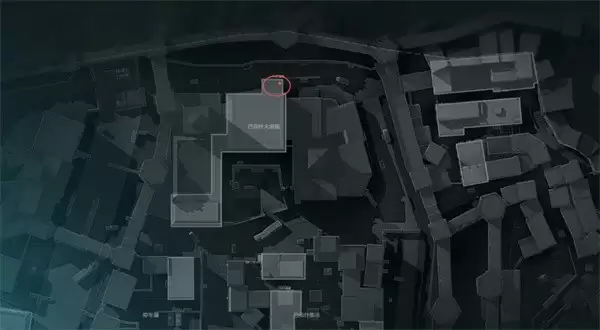 长弓溪谷密码门位置示意图