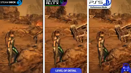 ROG Xbox Ally X、Steam Deck与PS5剑星实测对比