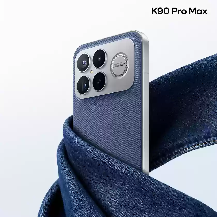 REDMI K90 Pro Max定档10月23日 流金白+丹宁色双色曝光 REDMI K90 Pro Max定档10月23日 流金白+丹宁色双色曝光
