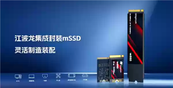 业内首款！江波龙集成封装mSSD发布：最大4TB、最高读取速度7400MB/s