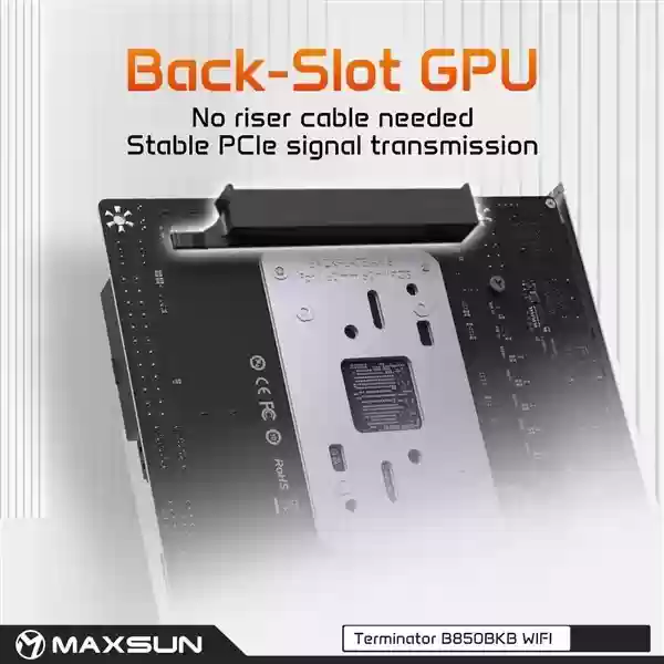 铭瑄推B850显卡背插主板：ITX设计革新，主打AMD主流平台