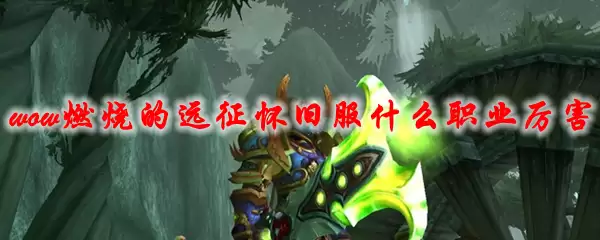 魔兽世界燃烧的远征怀旧服什么职业厉害