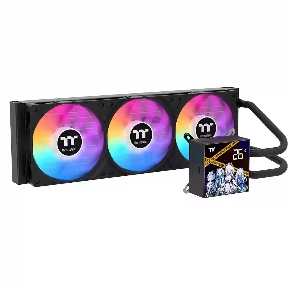 曜越发布钢影冰霜360水冷：4寸彩屏、399元起售