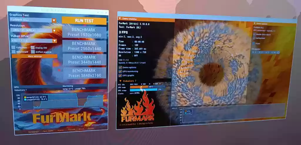 显卡烤机软件 FurMark 发布 2.10 版本：支持 Raspberry Pi 5，新增 3440×1440 预设