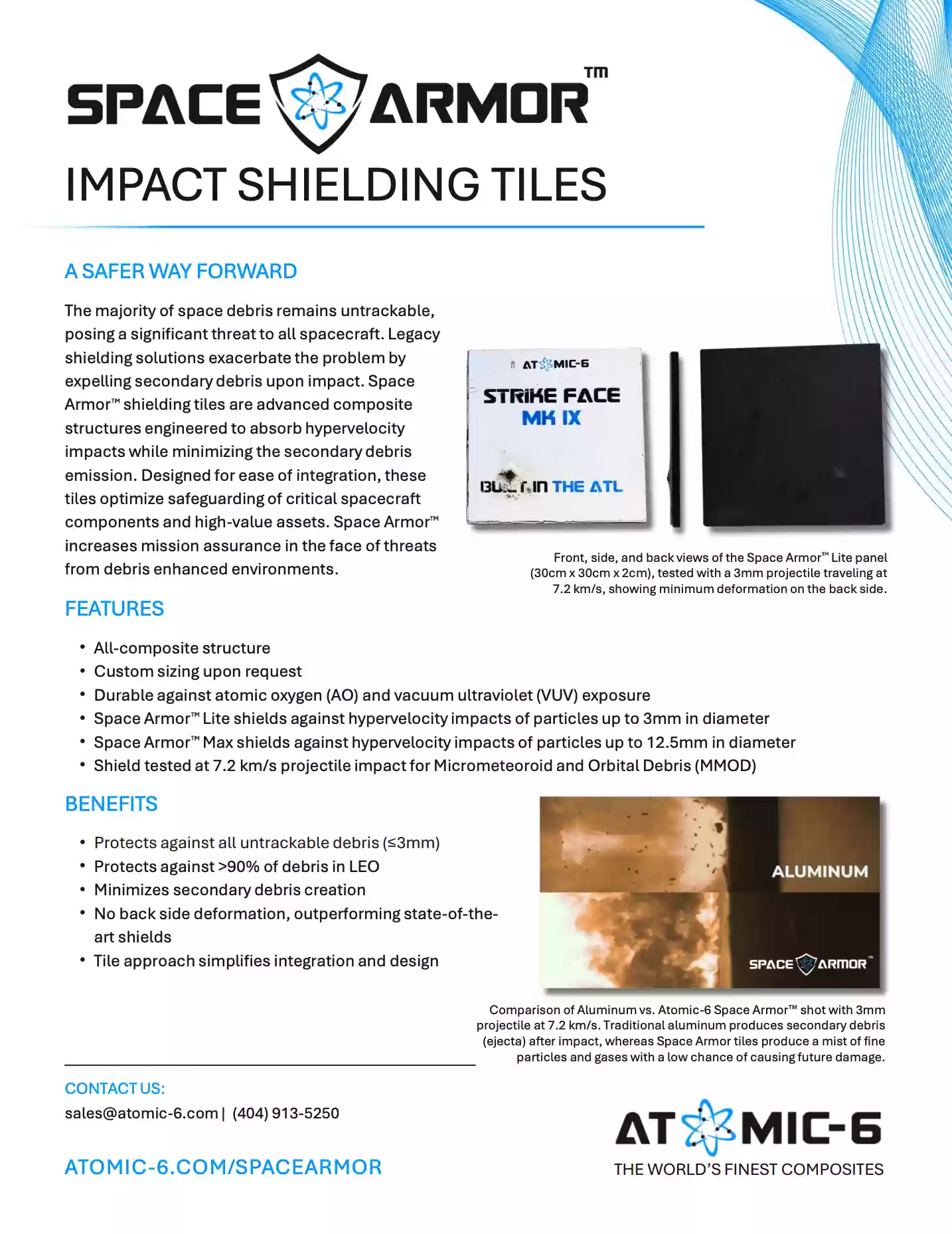 保护宇航员免受轨道垃圾侵害,初创公司 Atomic-6 推出“太空盔甲