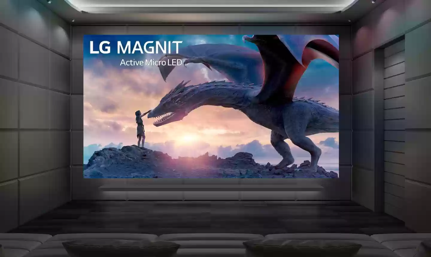 LG 发布 MAGNIT Active Micro LED 家庭影院电视，136 英寸 4K 分辨率