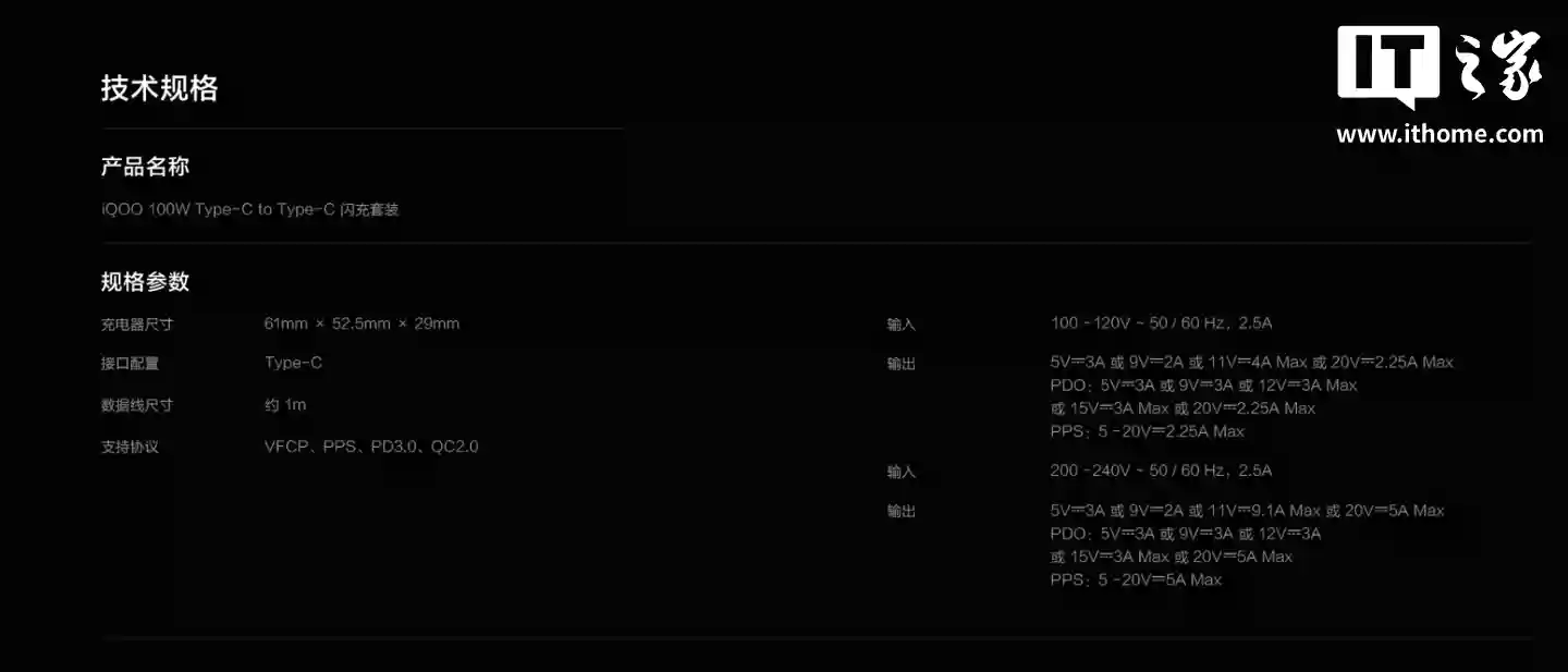 iQOO 推出闪充全家桶：120W 多口闪充套装券后价 133.2 元，9.2A 编织闪充线售 89 元