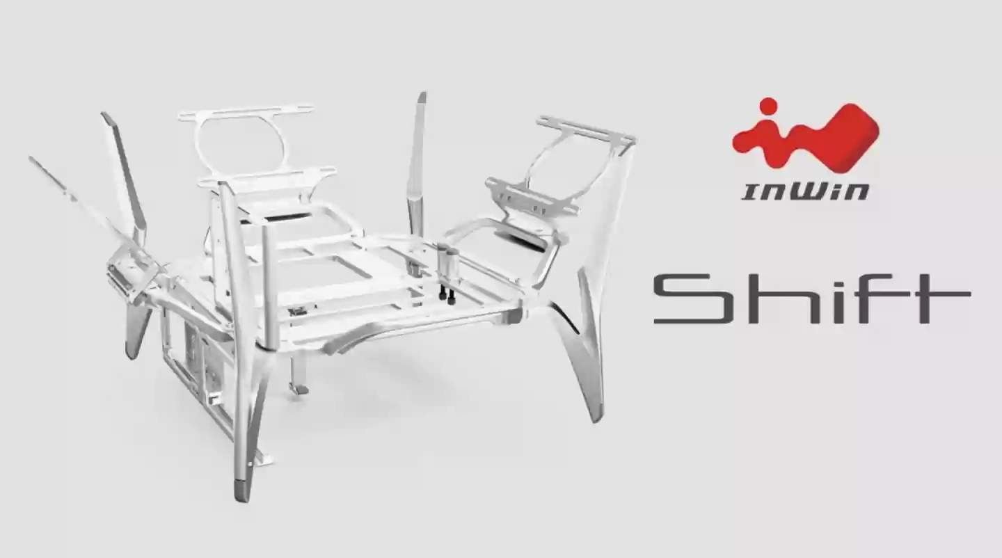 飞行器造型外观设计：迎广推出 SHIFT 开放式机架“机箱