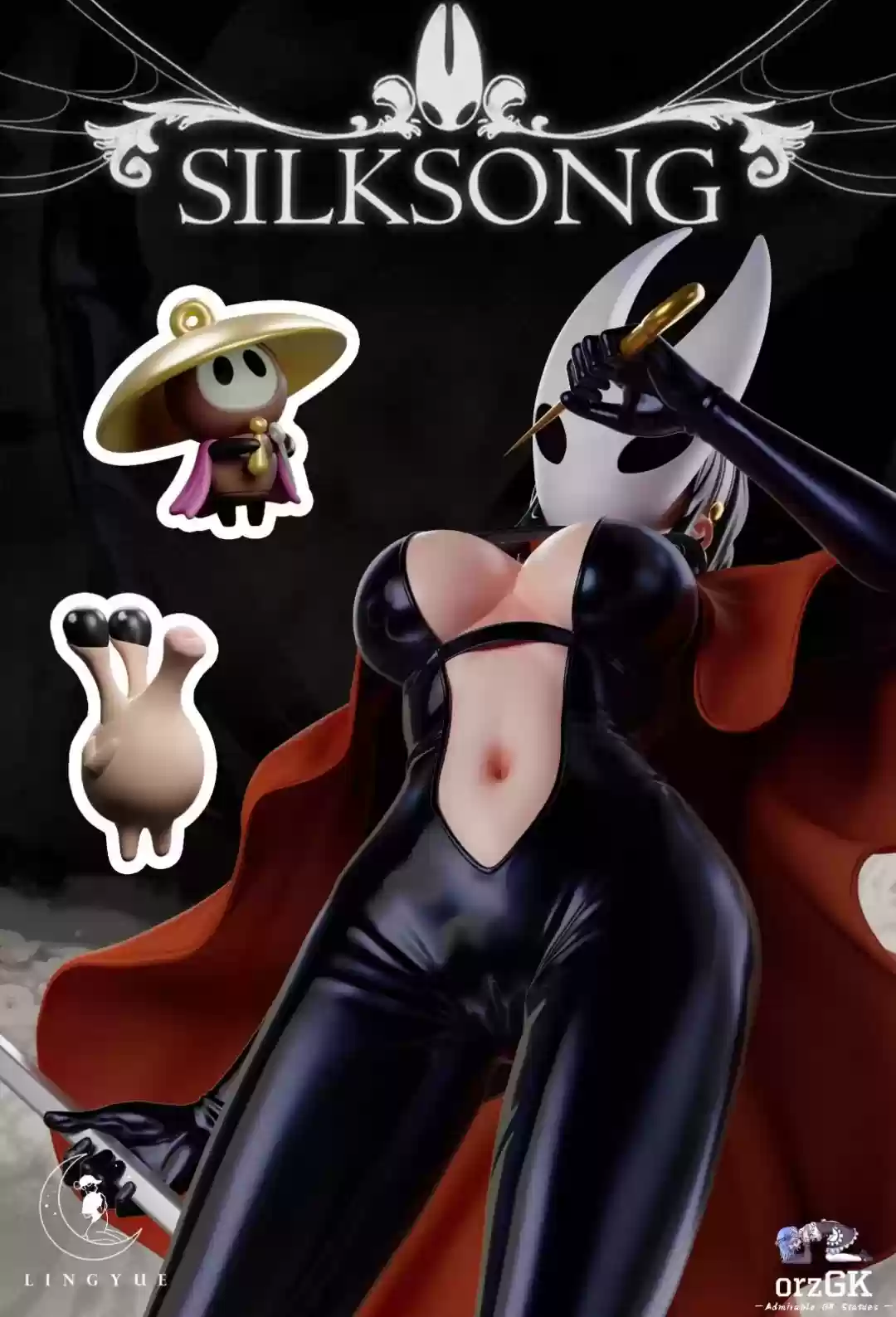 《空洞骑士:丝之歌》大黄蜂GK雕像 拟人化美女吸睛