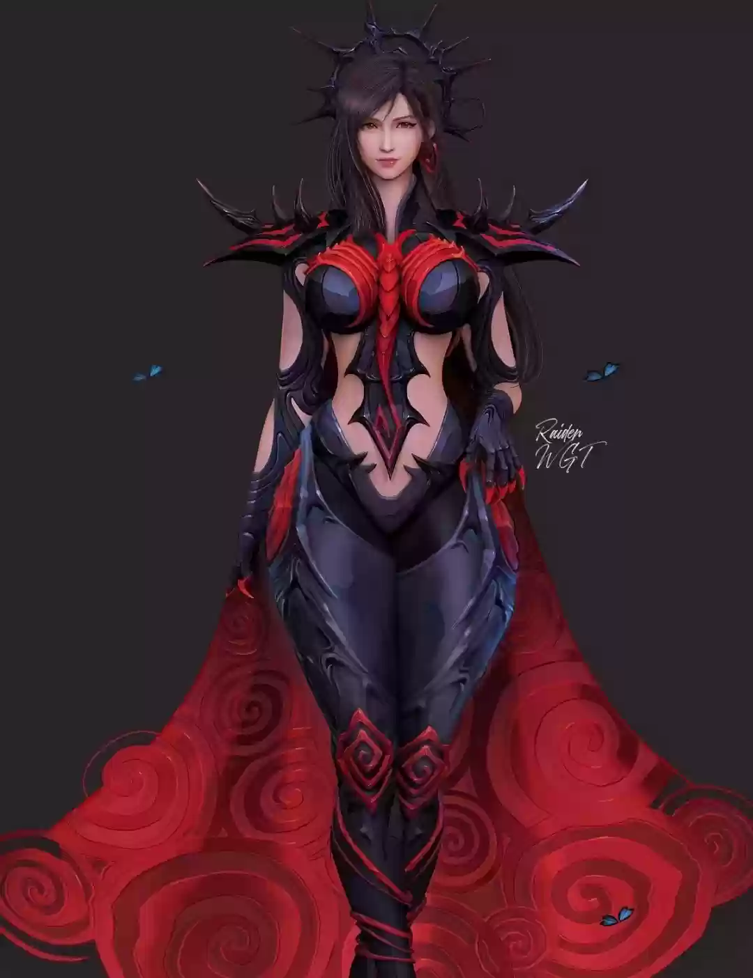 RaidenWgt发布蒂法全新3D造型引热议