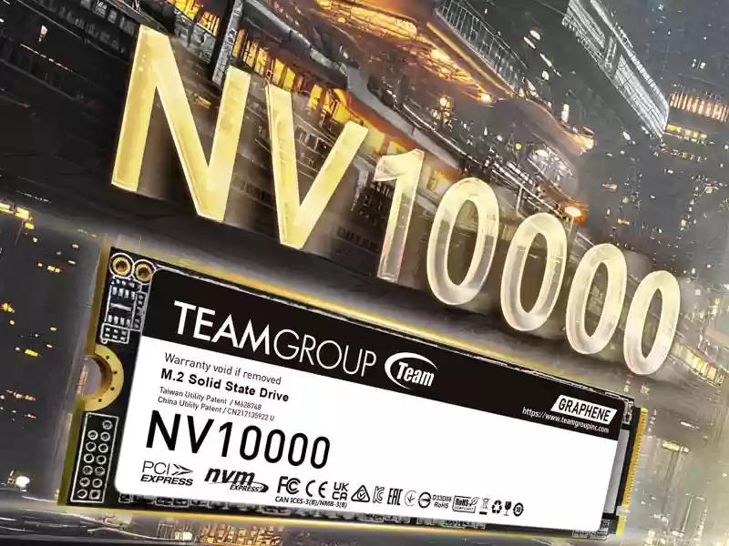 十铨推出 NV10000 固态硬盘:M.2 2280 PCIe 5.0×4 NVMe,10G 顺序读取