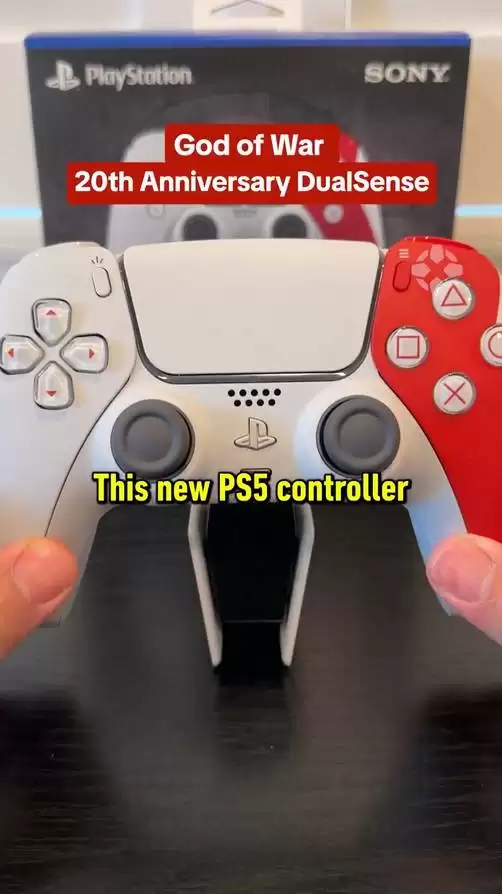 战神20周年纪念手柄发布 限量版DualSense亮相