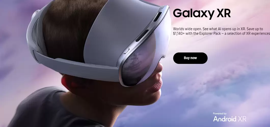 三星发布Galaxy XR头戴设备，融合AR/VR支持多场景应用