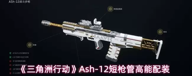 《三角洲行动》Ash-12短枪管高能配装