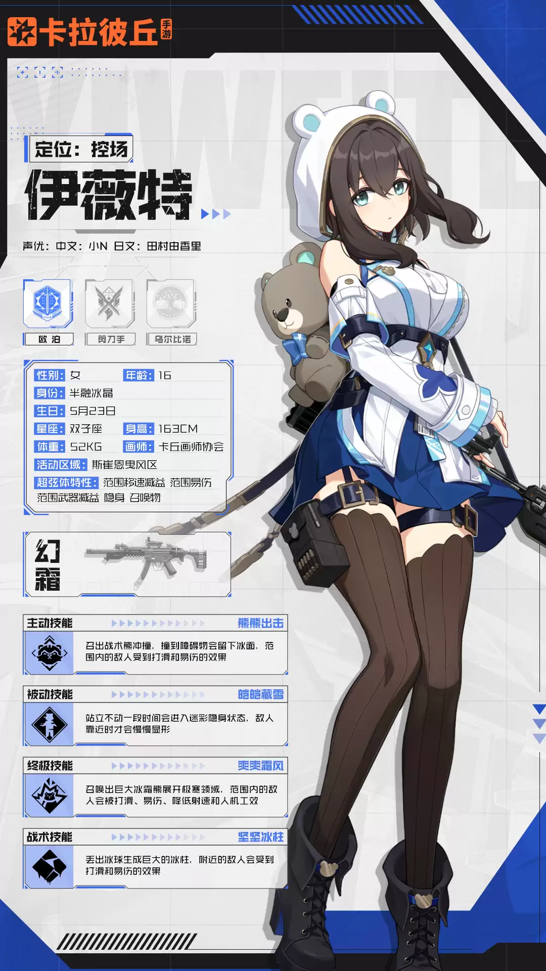 《卡拉彼丘》伊薇特角色图鉴