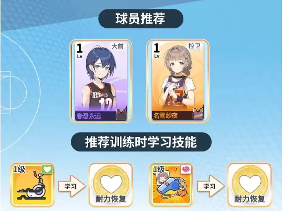 《代号:篮球少女》中级挑战赛通关攻略
