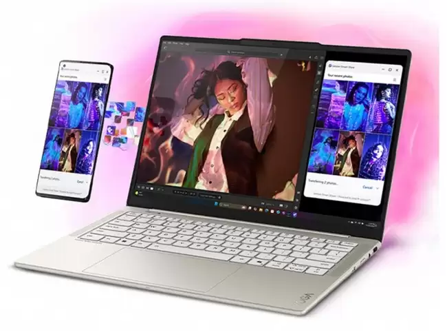 学生党笔记本电脑推荐联想YOGA Air 14 Aura AI 元启版,学习“全能搭档”