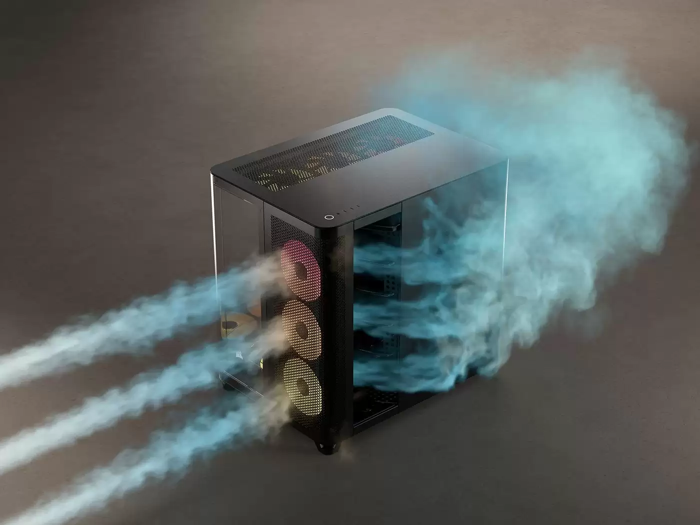 海盗船三腔机箱 AIR 5400 正式发布：玻璃法式门，双气流管道